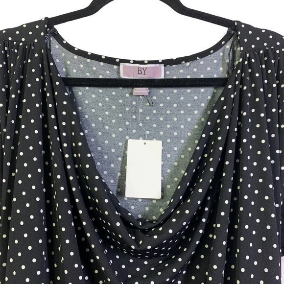 BY DESIGN Black &‎ White Polka-Dot Jumpsuit - NWT - Picture 3 of 15